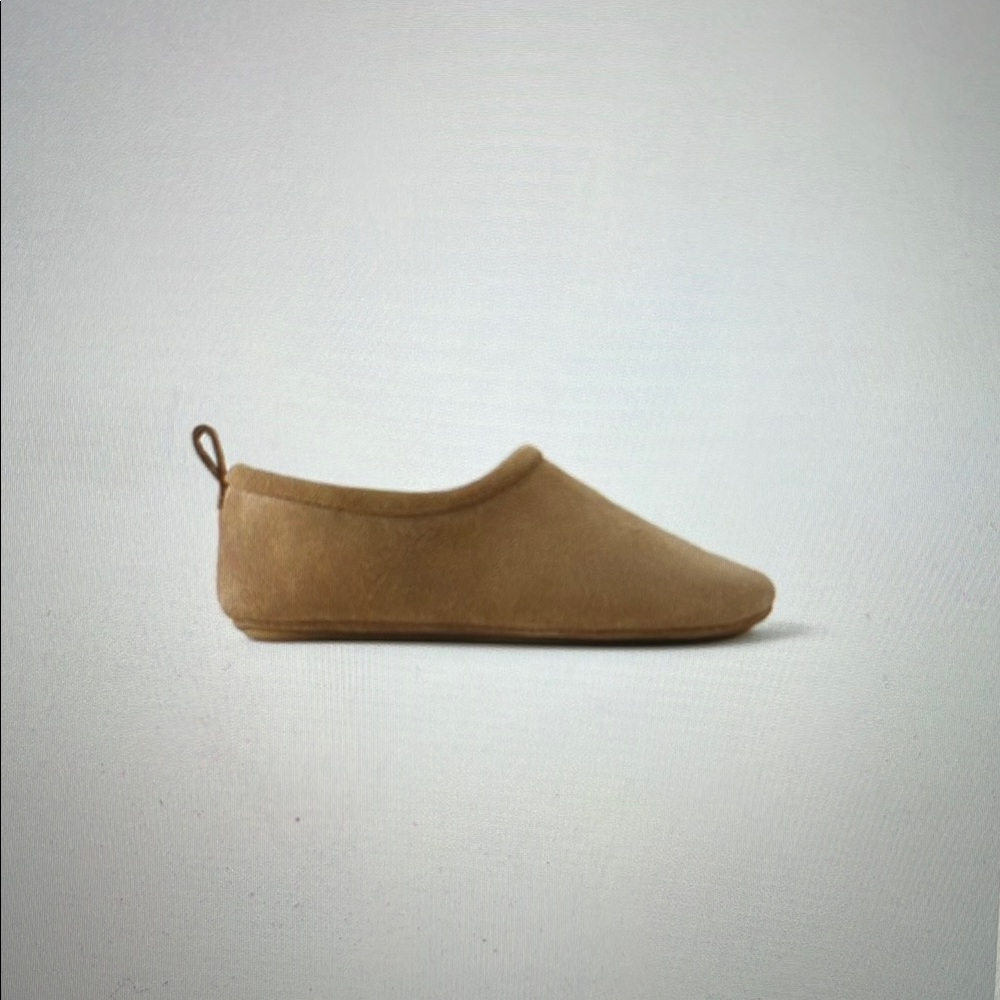 Zara Tan Leather Booties (Toddler)  - Size 8 (5.9 inches)